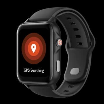 NAVO W1 displaying the GPS Searching screen